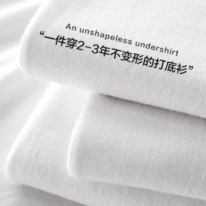 450G White Heavyweight Pure Cotton Long Sleeve T-Shirt Solid Color Base Layer Basic Unisex Loose Couple Top